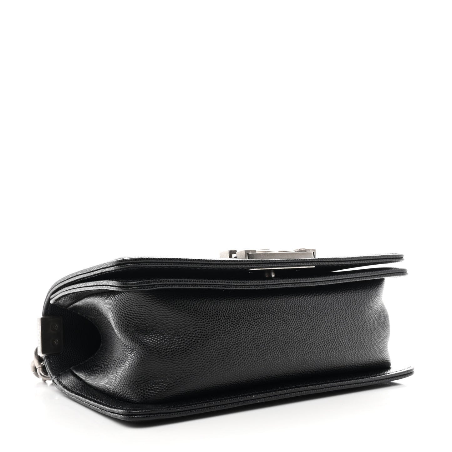 Caviar Quilted Small Boy Flap Black
