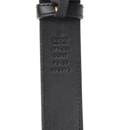 Gucci Calfskin Matelasse GG Marmont Belt Bag 95 38 Black 10 of 11