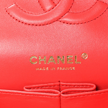 Chanel Caviar Quilted Medium Double Flap Red 6 of 10