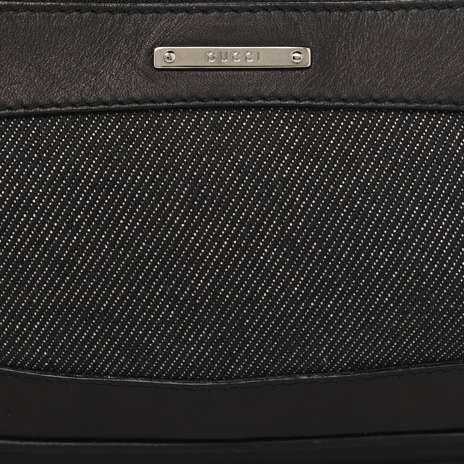 Gucci Denim Web Pochette Black 24 of 31