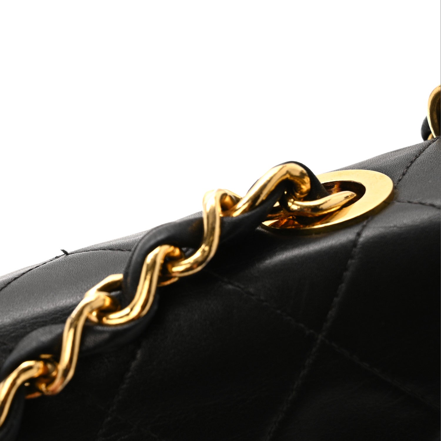 Chanel Lambskin Quilted XL Jumbo Single Flap Black 1840931