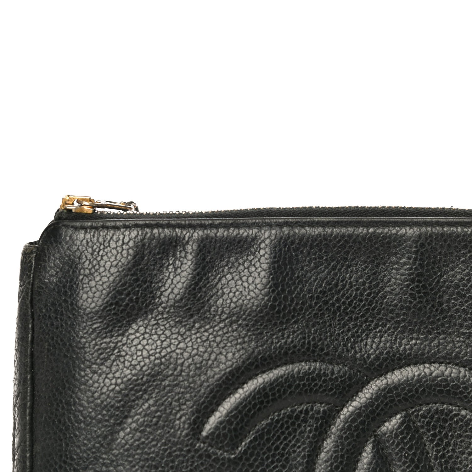 Chanel Caviar Timeless CC Cosmetic Pouch Black 19 of 20