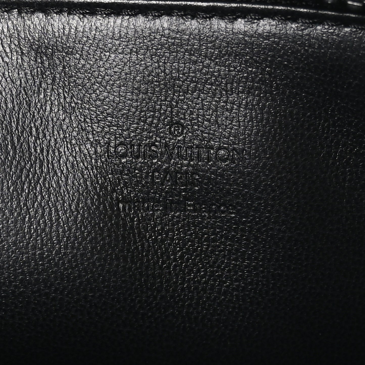 Matte Lambskin Embossed Monogram Black Out Coussin PM All Black