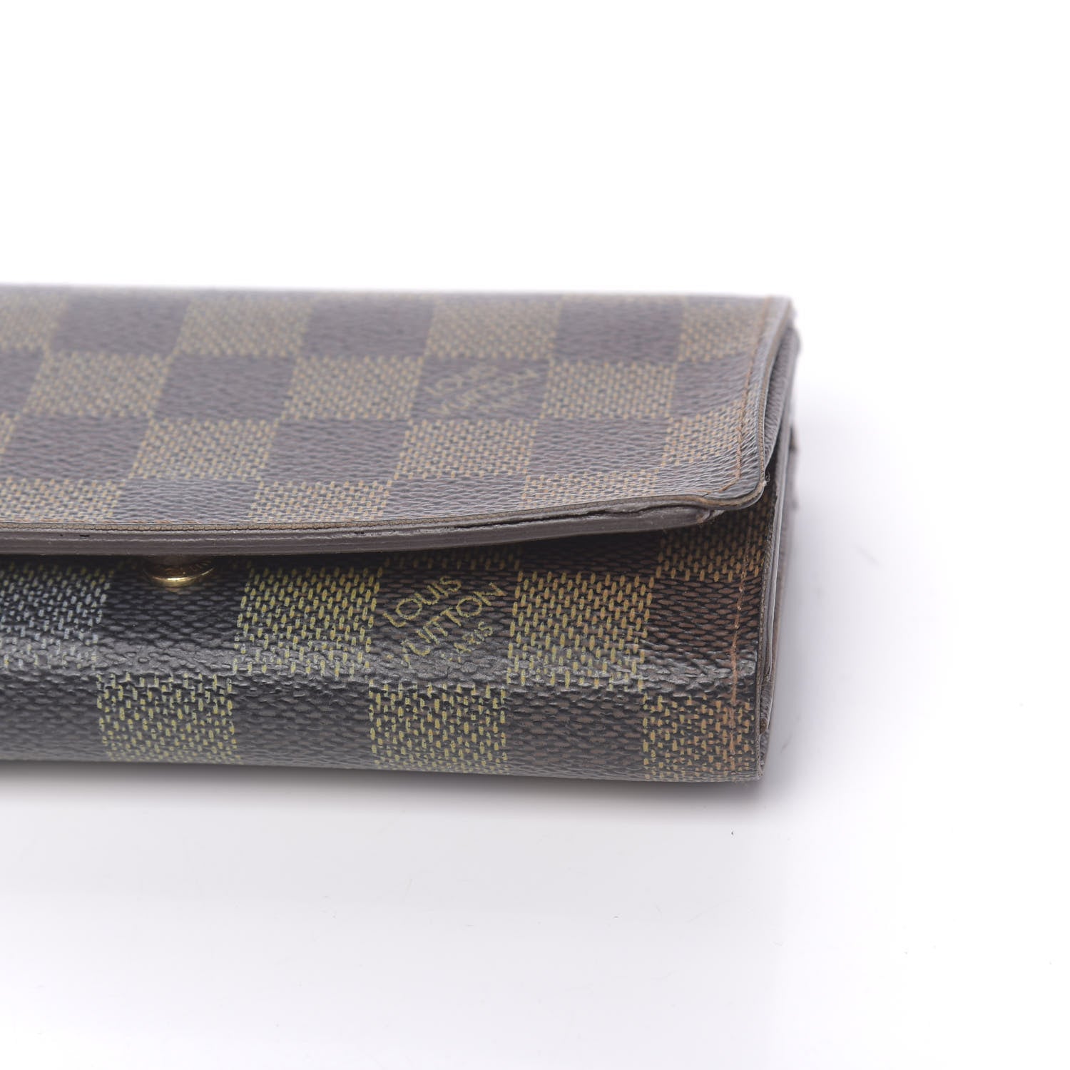 Louis Vuitton Damier Ebene Porte-Monnaie Billets Tresor Wallet 9 of 15