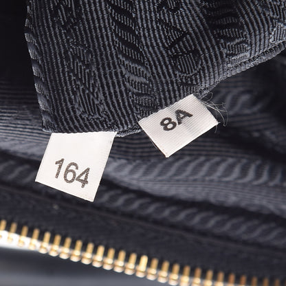 Prada Tessuto Nylon Saffiano Tote Blue 7 of 8