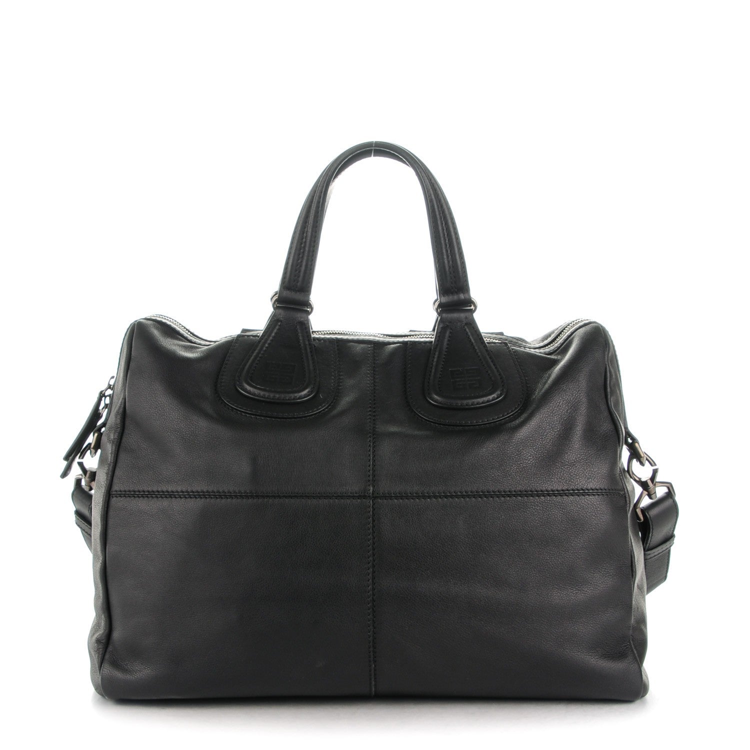 Givenchy Calfskin Zipped Briefcase Nightingale Black 1 of 8