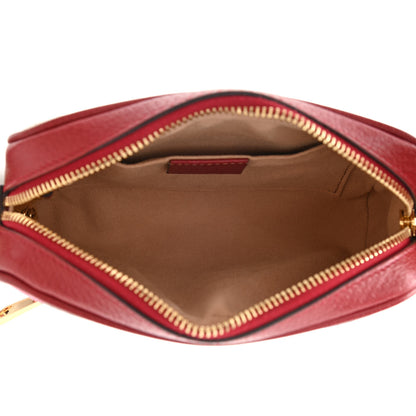 Gucci GG Supreme Monogram Flora Web Mini Ophidia Shoulder Bag Red 8 of 17