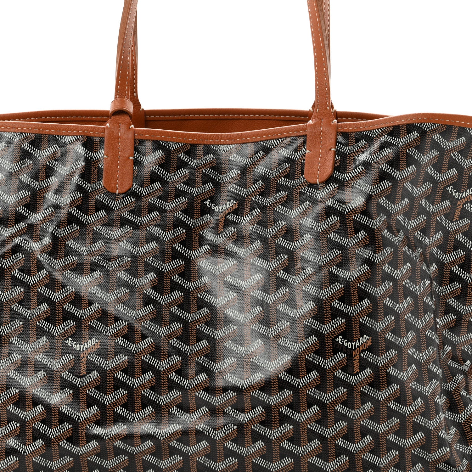 Goyard Goyardine Reversible Anjou PM Black Gold 12 of 17