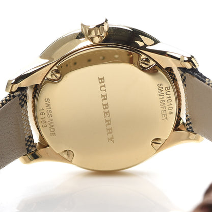 Burberry Stainless Steel Calfskin 32mm Quartz Watch Beige BU10104 4 of 4