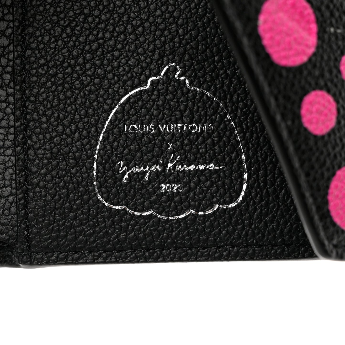 LV X YK Empreinte Monogram Victorine Wallet Black Fuchsia