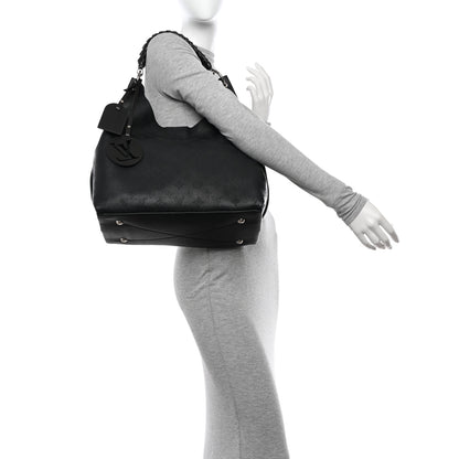 Louis Vuitton Mahina Carmel Hobo Black 2 of 10