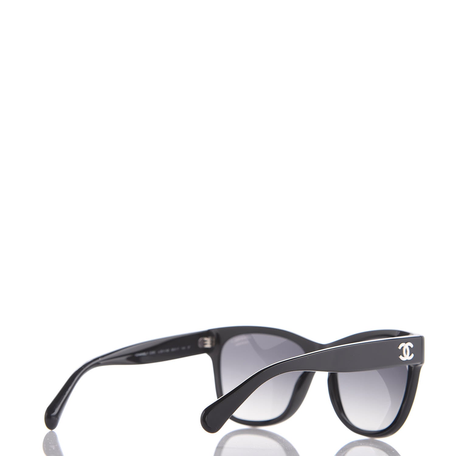 Chanel Polarized Square CC Sunglasses 5380 Black 3 of 8