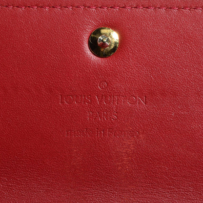 Louis Vuitton Vernis Rayures Sarah Wallet Pomme D'Amour 8 of 9