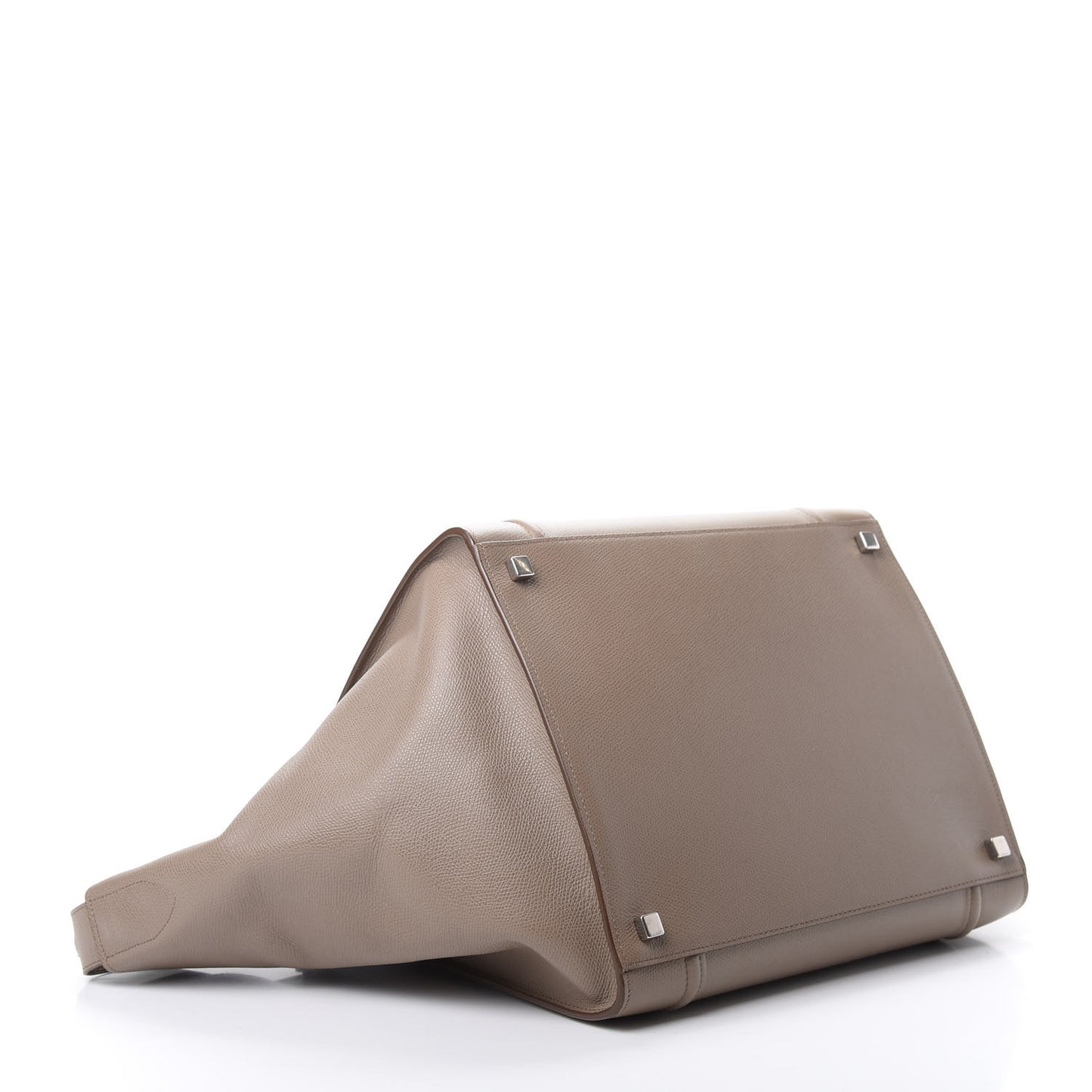 Supple Calfskin Medium Phantom Luggage Taupe