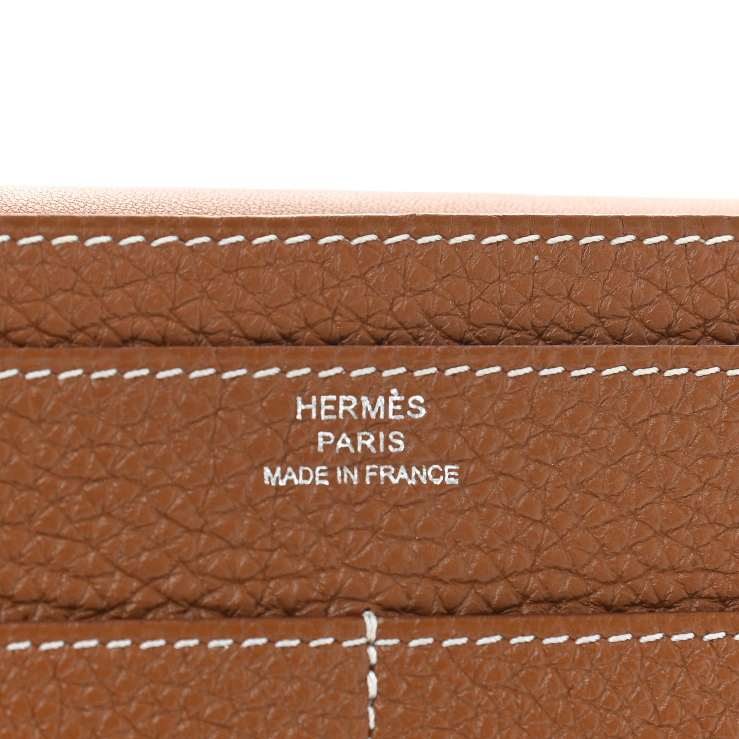 Hermes Togo Dogon Duo Wallet Gold 6 of 8