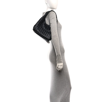 Bottega Veneta Nappa Intrecciato Small Campana Shoulder Bag Black 2 of 10