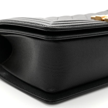 Chanel Caviar Quilted Medium Boy Flap Black 8 of 12