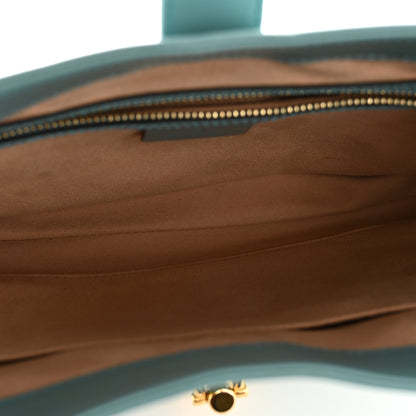 Gucci Boarded Dyana Lux Calfskin Small Jackie 1961 Hobo Dusty Azure 4 of 12