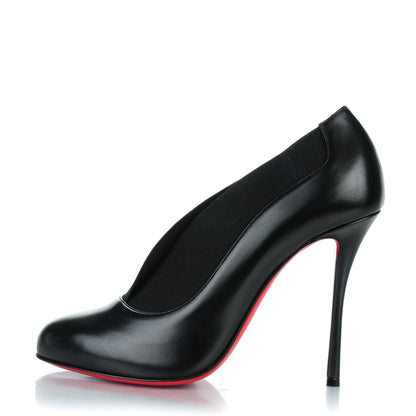 Christian Louboutin Shiny Nappa Toot Couverte 100 Pumps 40 Black 1 of 8