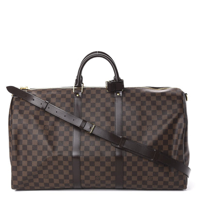 Louis Vuitton Damier Ebene Keepall Bandouliere 55 1 of 9