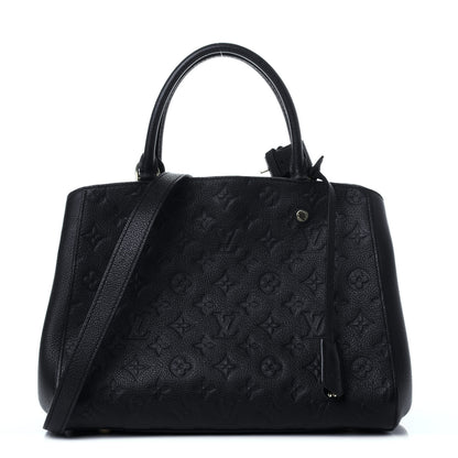 Louis Vuitton Empreinte Montaigne MM Black 1 of 4