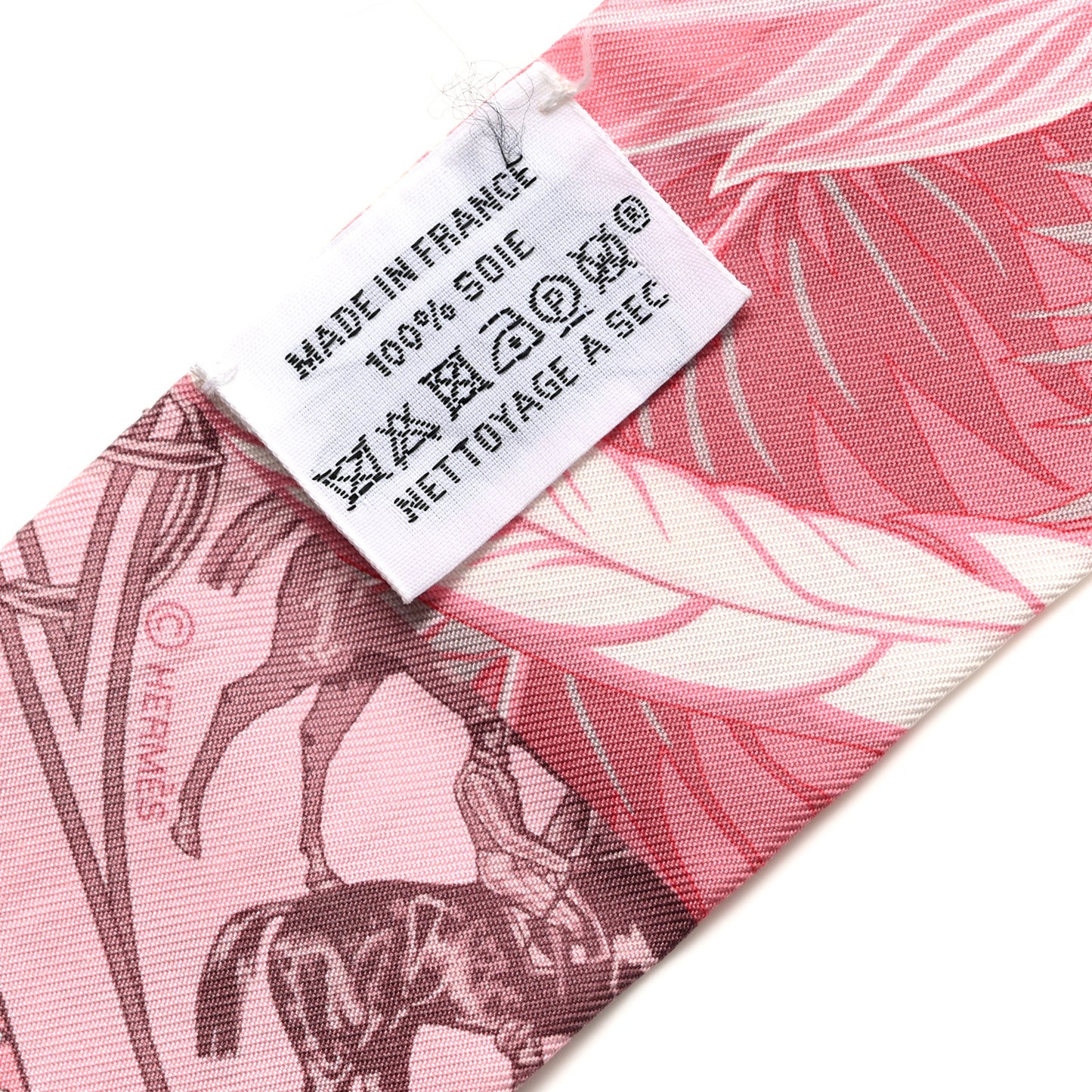 Silk Cheval Phoenix Twilly Grenadine Rose Gris