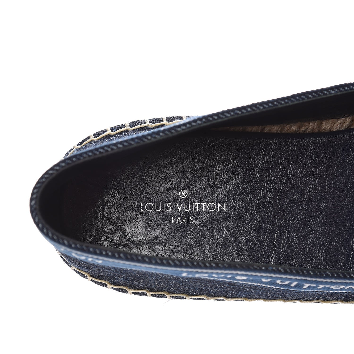 Louis Vuitton Denim Croisiere Espadrille 37.5 Marine 7 of 9