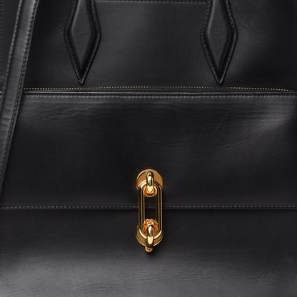 Balenciaga Calfskin Maillon Shoulder Bag Black 11 of 11