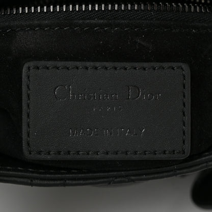 Christian Dior Ultra Matte Calfskin Cannage Mini Lady Dior Black 6 of 10