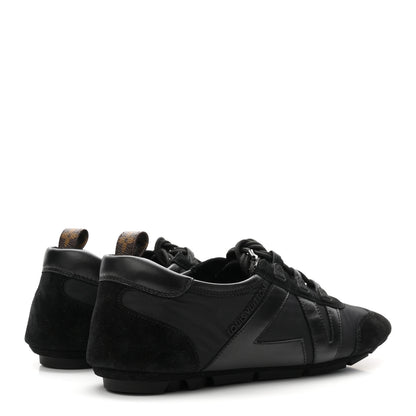 Louis Vuitton Suede Calfskin LV Sneakerina 39.5 Black 5 of 10