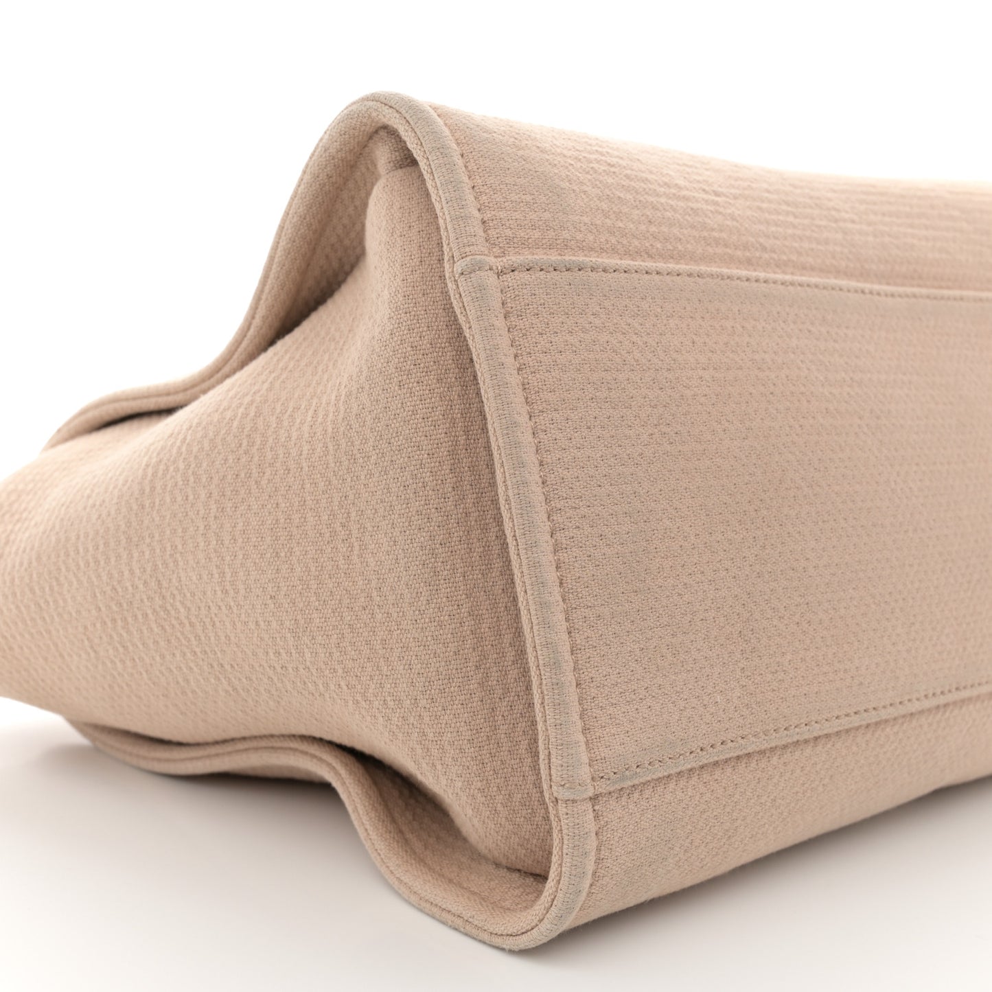 Mixed Fibers Medium Deauville Tote Beige