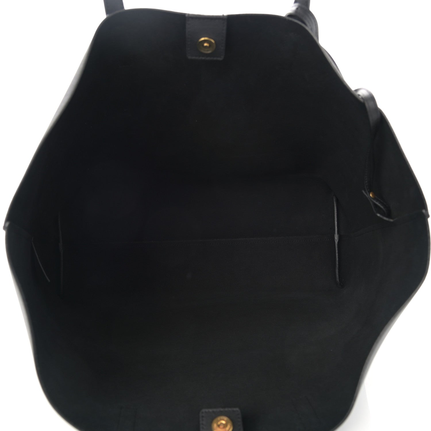 Saint Laurent Calfskin Large Shopping Tote Black 6 of 11