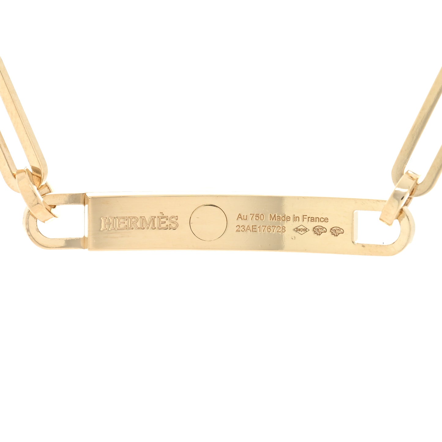 18K Yellow Gold Diamond Pave Kelly Chaine Choker Necklace