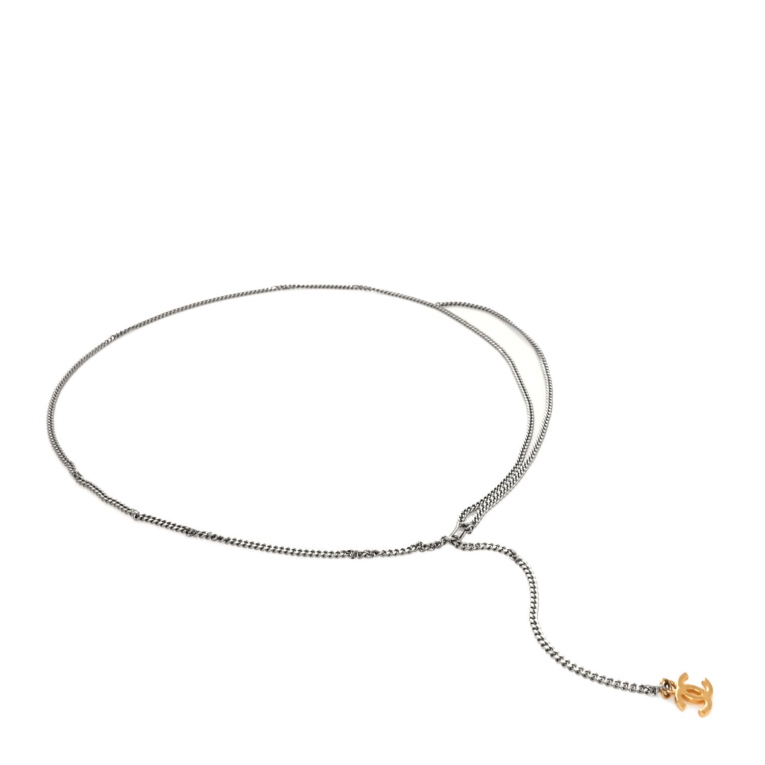Chanel CC Chain Belt Silver Gold 1 of 4