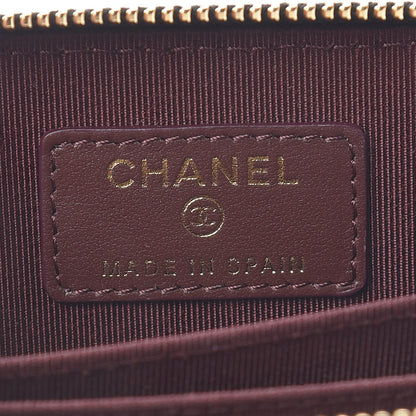 Chanel Caviar Quilted Zip Coin Purse Black 6 of 7