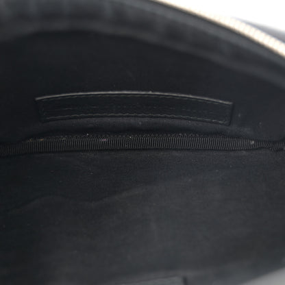 Balenciaga Smooth Calfskin Logo Everyday Beltpack XS Black White 4 of 12