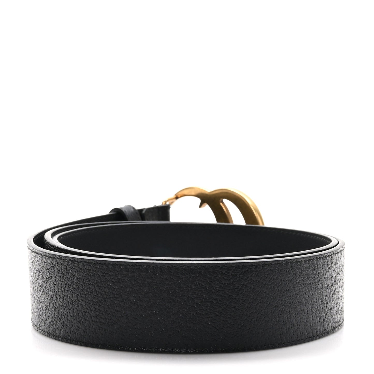 Textured Calfskin Double G 40mm Belt 105 42 Black