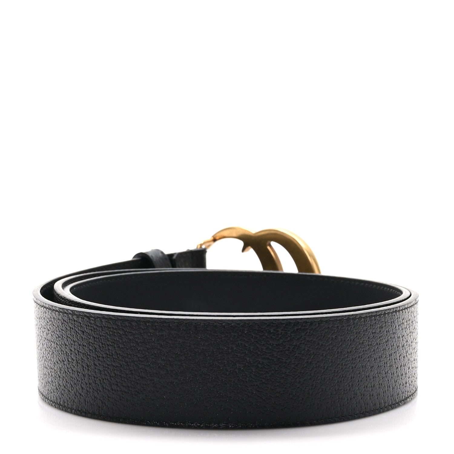 Gucci Textured Calfskin Double G 40mm Belt 105 42 Black 2 of 5