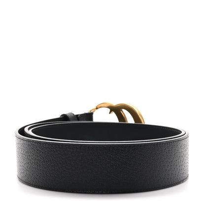 Gucci Textured Calfskin Double G 40mm Belt 105 42 Black 2 of 5
