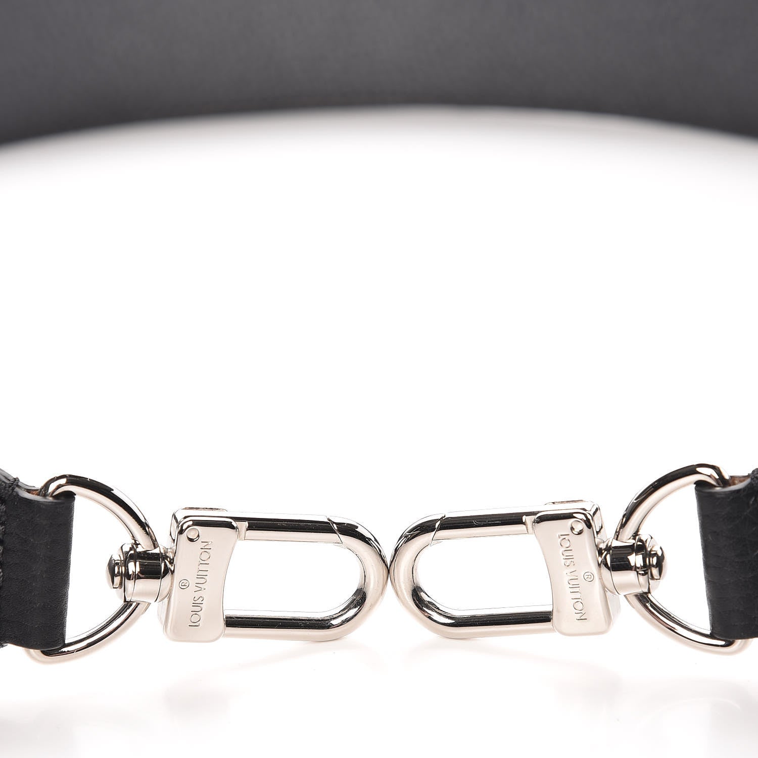 Louis Vuitton Taurillon Bandouliere Shoulder Strap Black 4 of 4