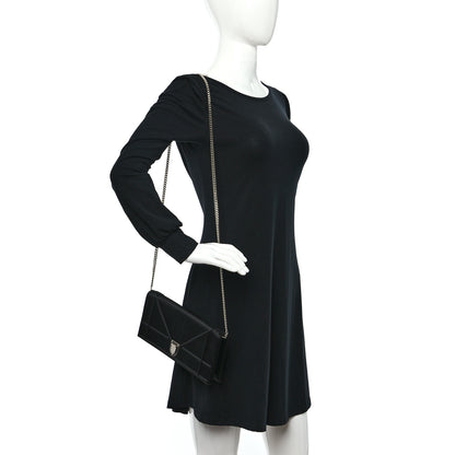 Christian Dior Satin Diorama Pochette Black 2 of 8
