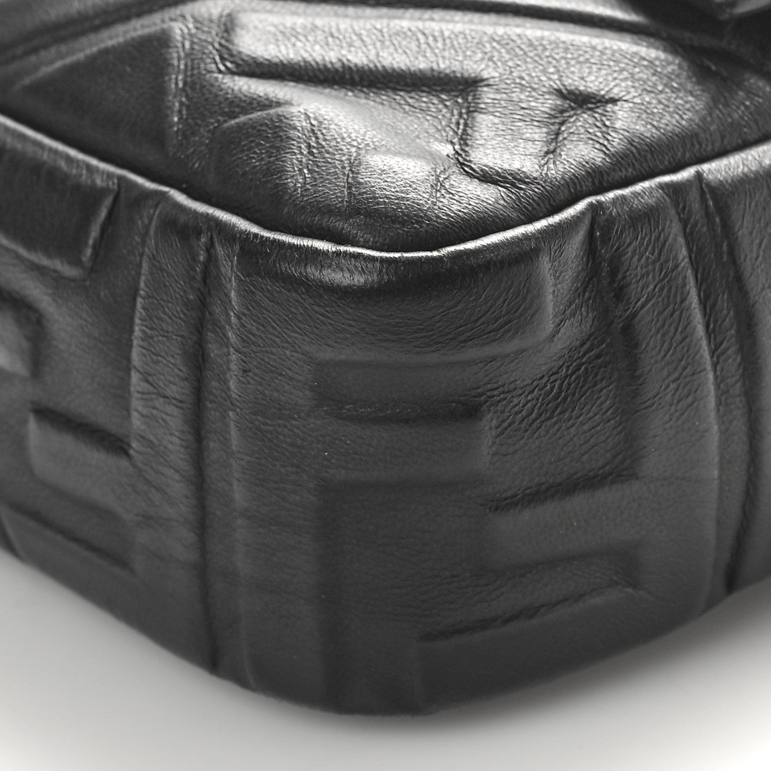 Fendi Nappa FF 1974 Embossed Baguette Black 10 of 10
