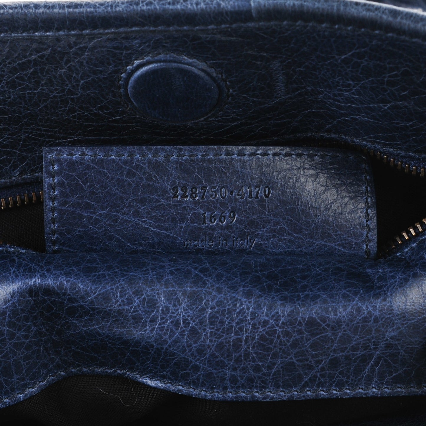 Agneau Classic Hardware S Sunday Tote Bleu Roi