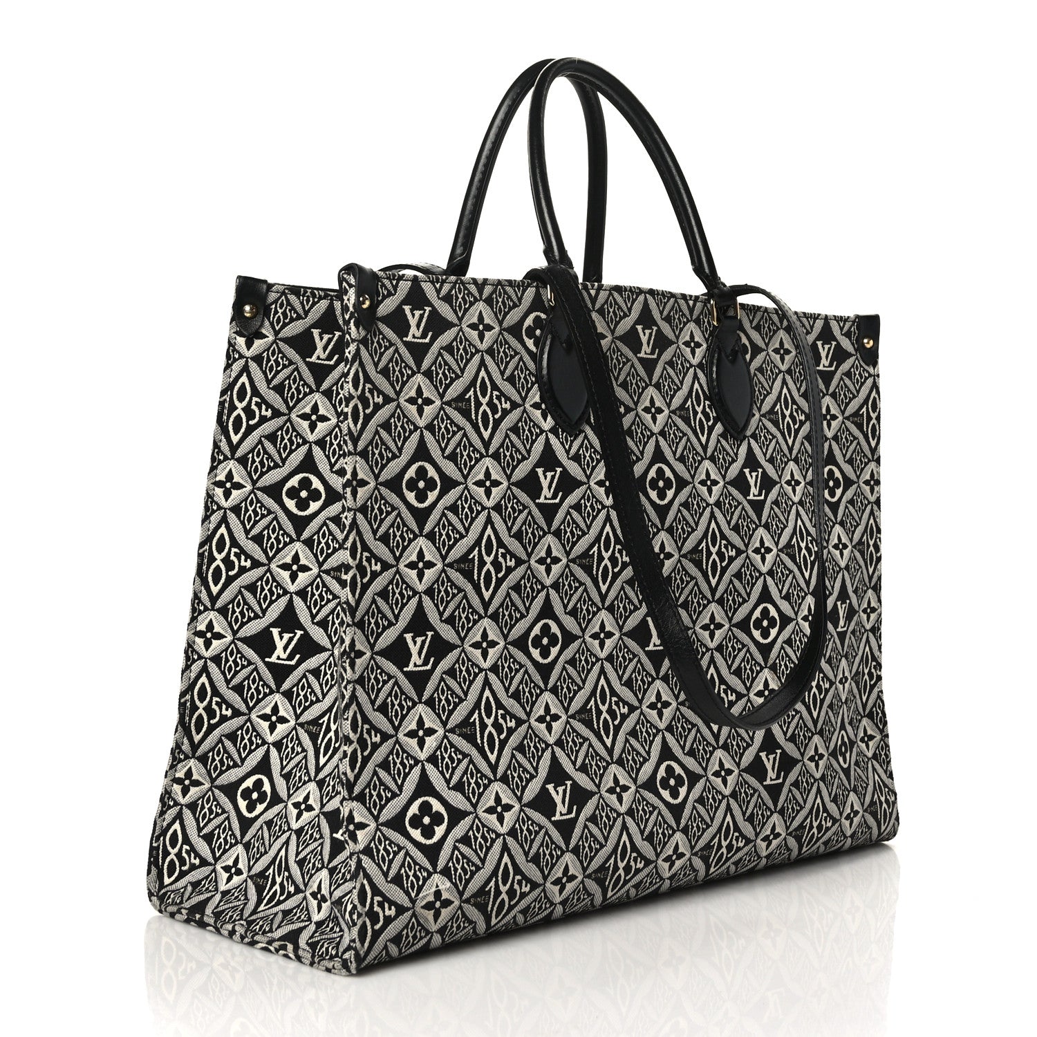 Louis Vuitton Jacquard Since 1854 Onthego GM Grey 3 of 8