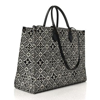 Louis Vuitton Jacquard Since 1854 Onthego GM Grey 3 of 8