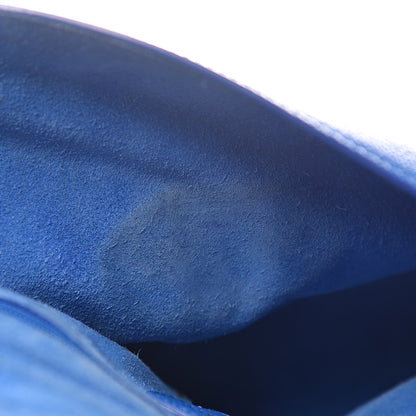 Mulberry Glossy Goatskin Small Lily Flap Bluebell Blue 9 of 12