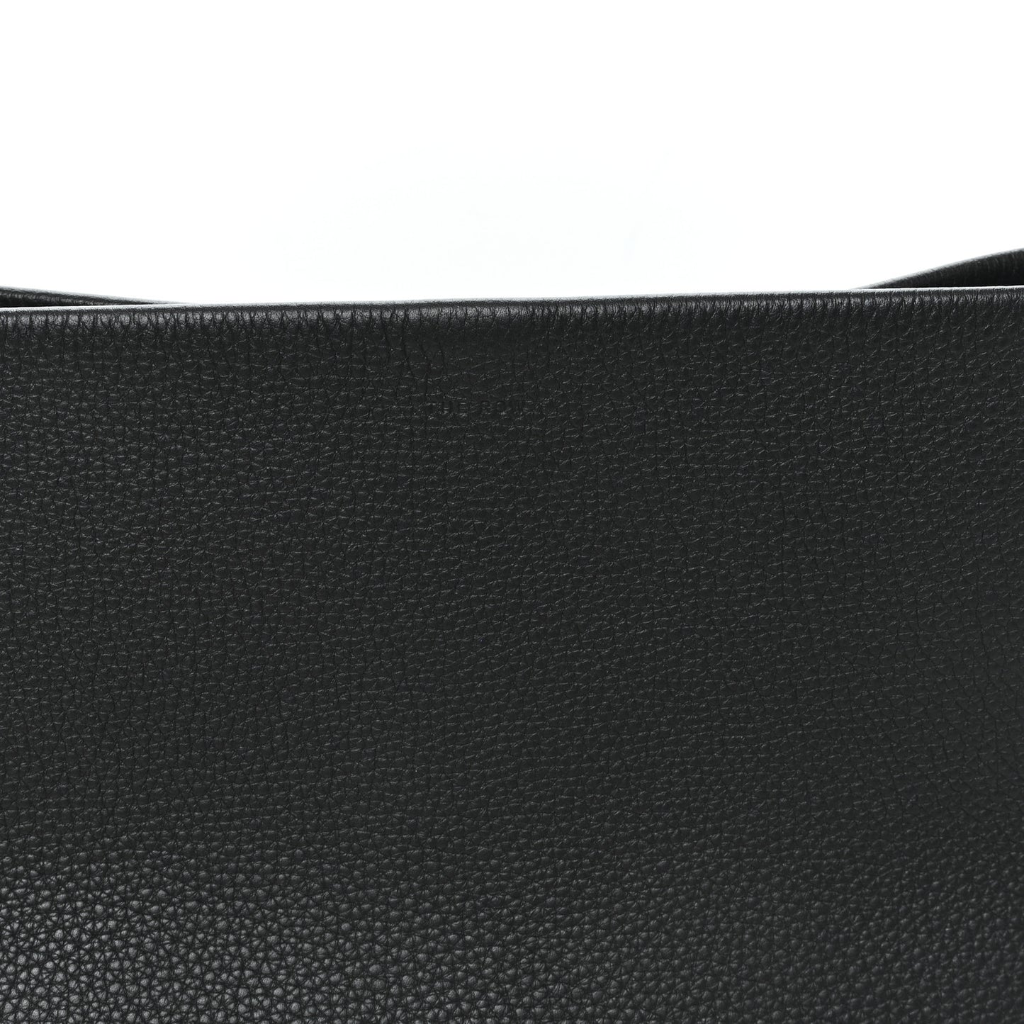 Grained Calfskin Medium N/S Park Tote Black