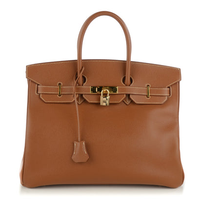 Hermes Courchevel Birkin 35 Gold 1 of 20