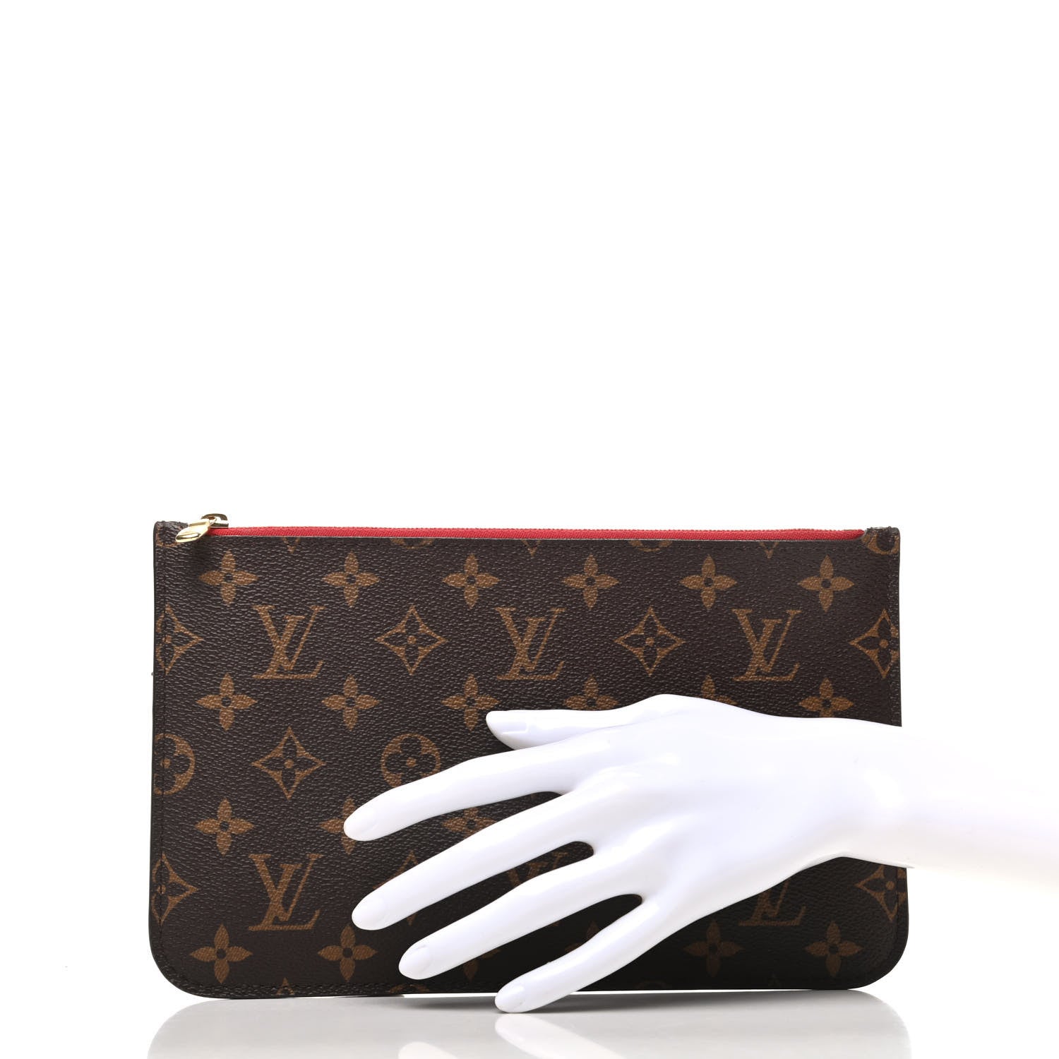 Louis Vuitton Monogram Neverfull MM GM Pochette Cherry 2 of 6