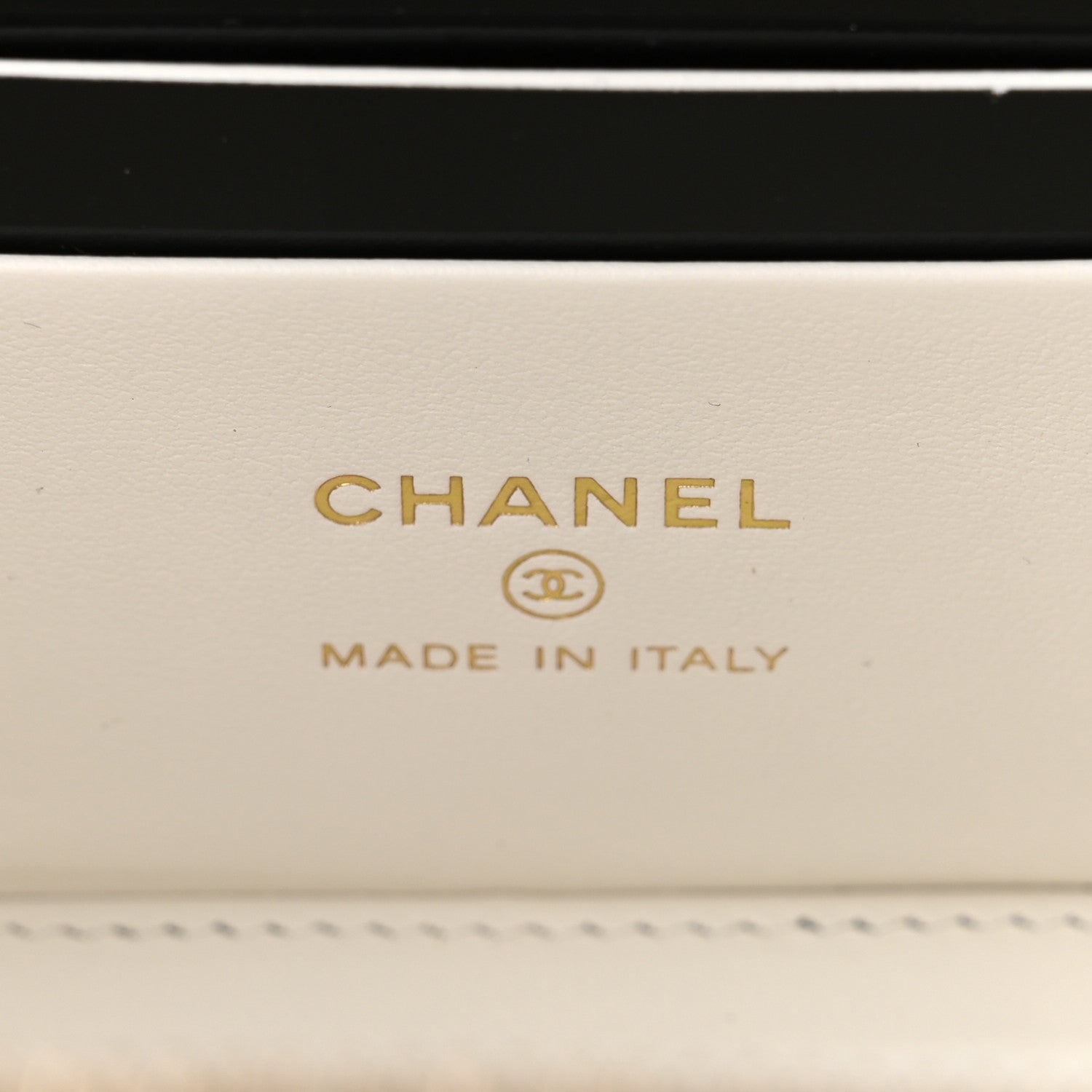 Chanel Caviar Quilted Small Vanity Case With Chain White 6 of 12